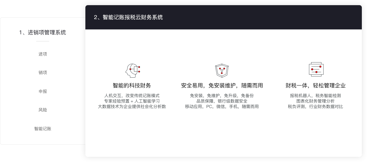 智能记账报税云财务系统